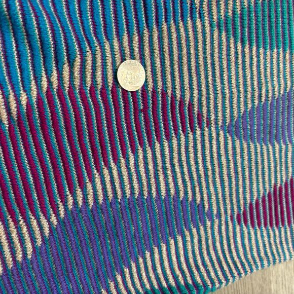 Vintage Colours Alexander Julian 3D Knit Sweater Men's XL Grandpa - Picture 7 of 8